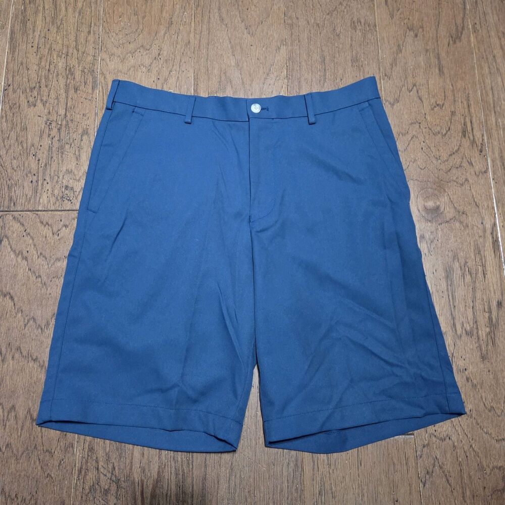 Peter Millar Shorts Mens 34 Blue Crown Sport Salem Performance Golf Chino Casual